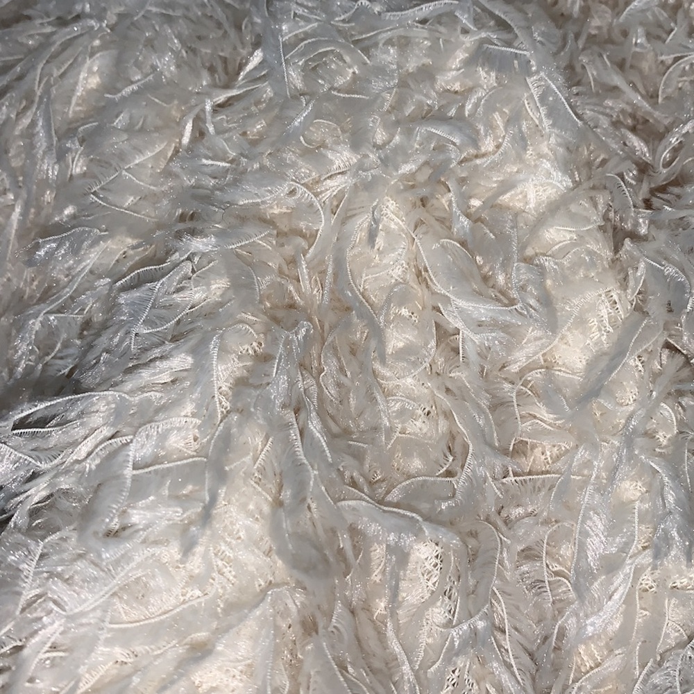 Est. 1946 White Shag Body Vest - Picture 6 of 7